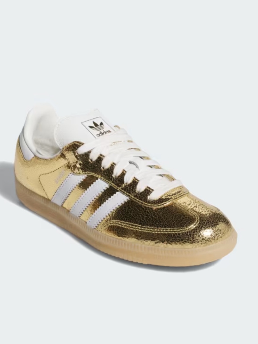 adidas Samba OG Gold Metallic / Cloud White / Core White